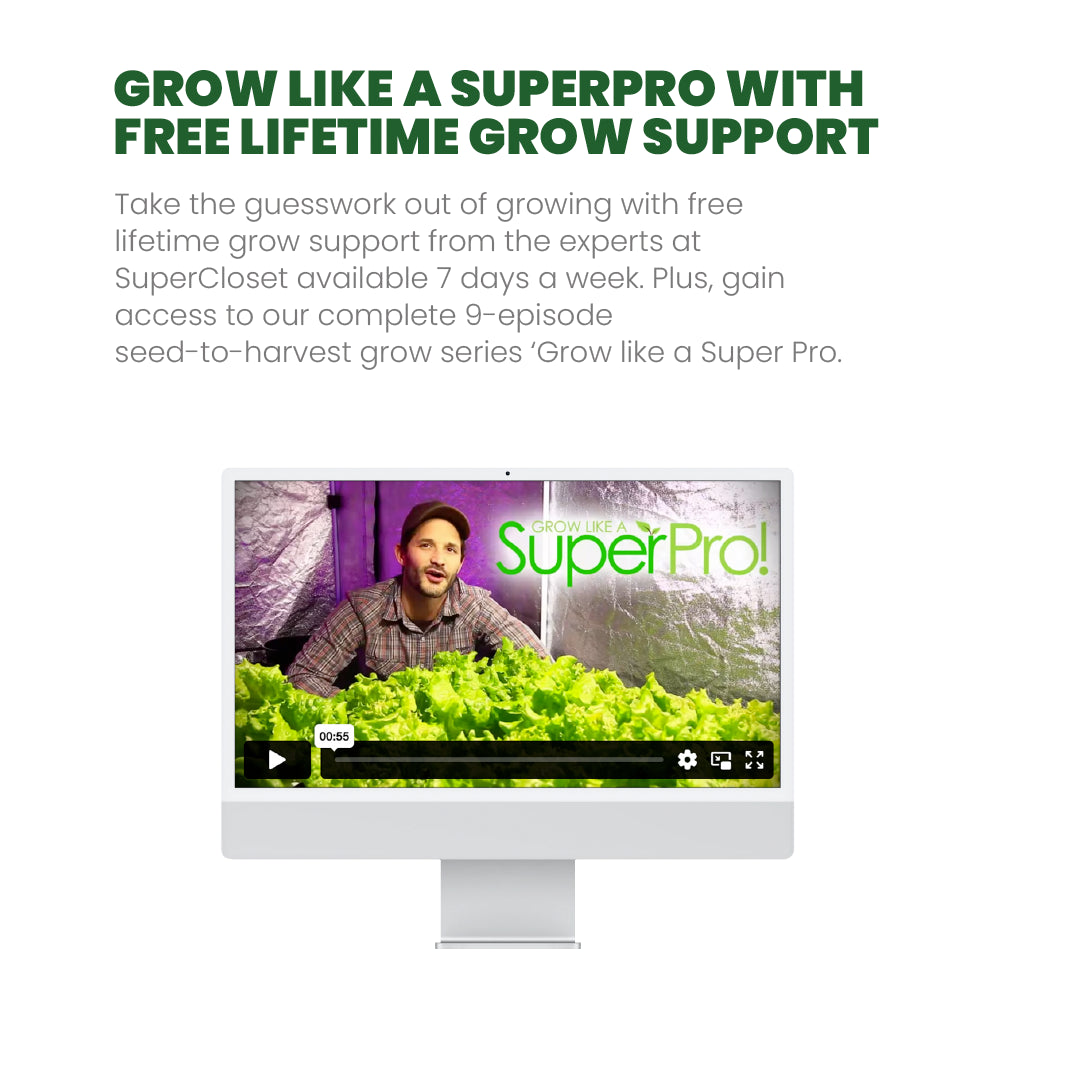 SuperRoom 5'x9' Smart Grow Room - Hydroponic