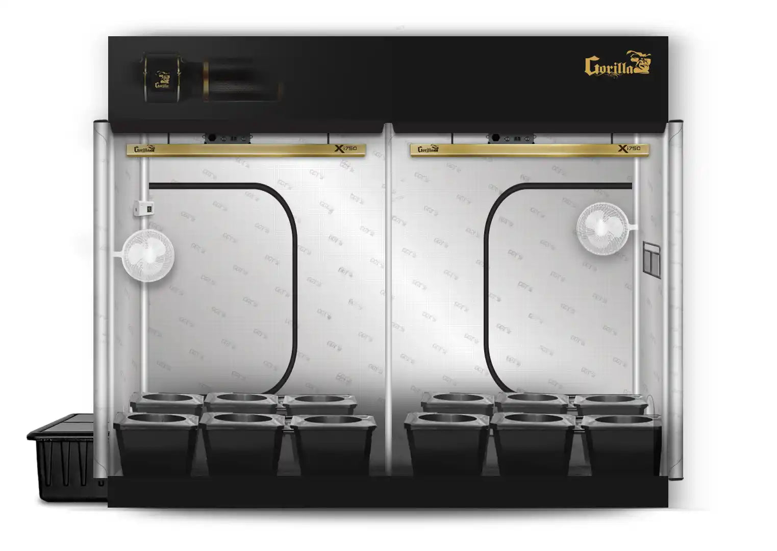 SuperRoom 5'x9' Smart Grow Room - Hydroponic