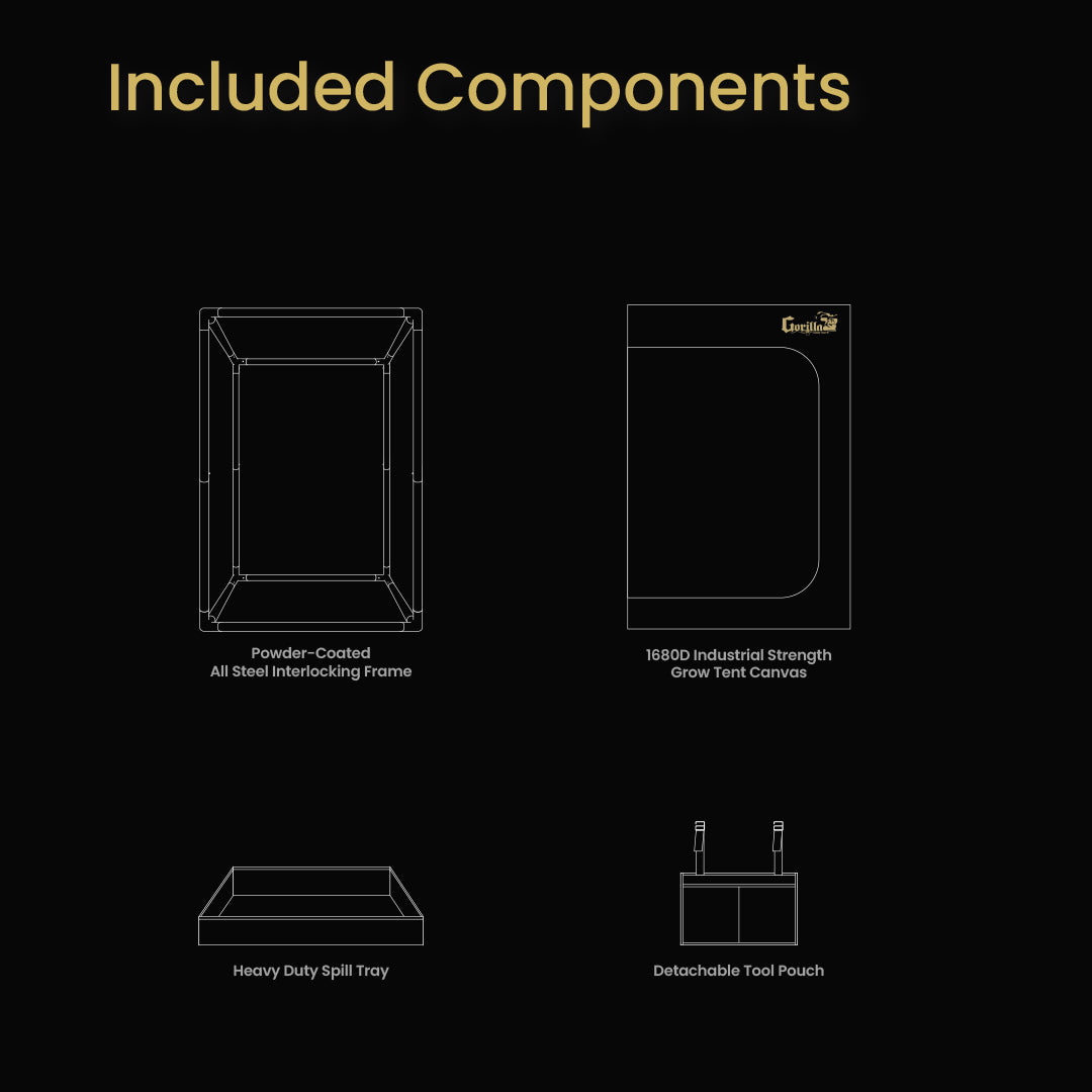 The All New Gorilla Grow Tent 2x2.5