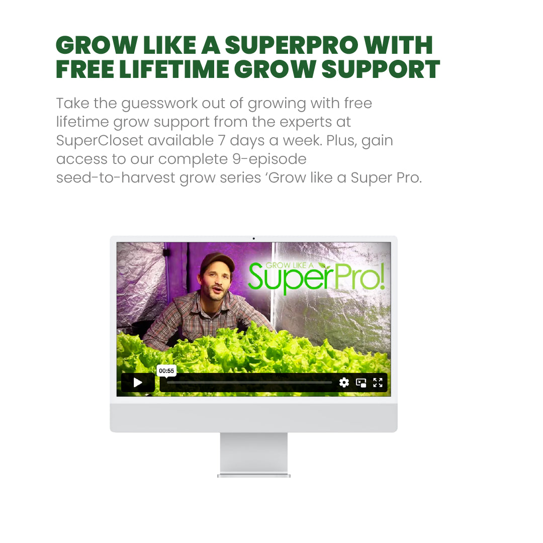 SuperBox LED Hydroponic Grow Box 18” x 24” x 30”